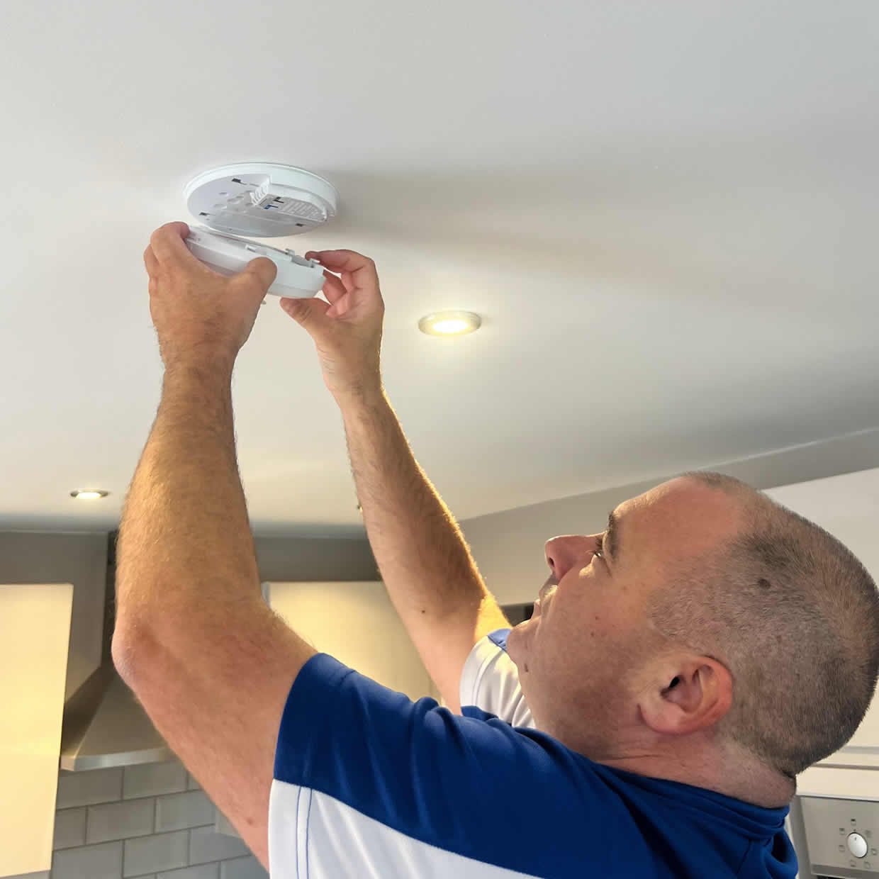 Different types of smoke and heat alarms installed in Middlesbrough